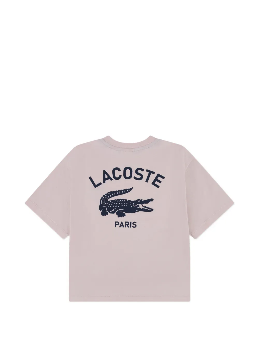 Lacoste Kids T-shirt met logo Roze