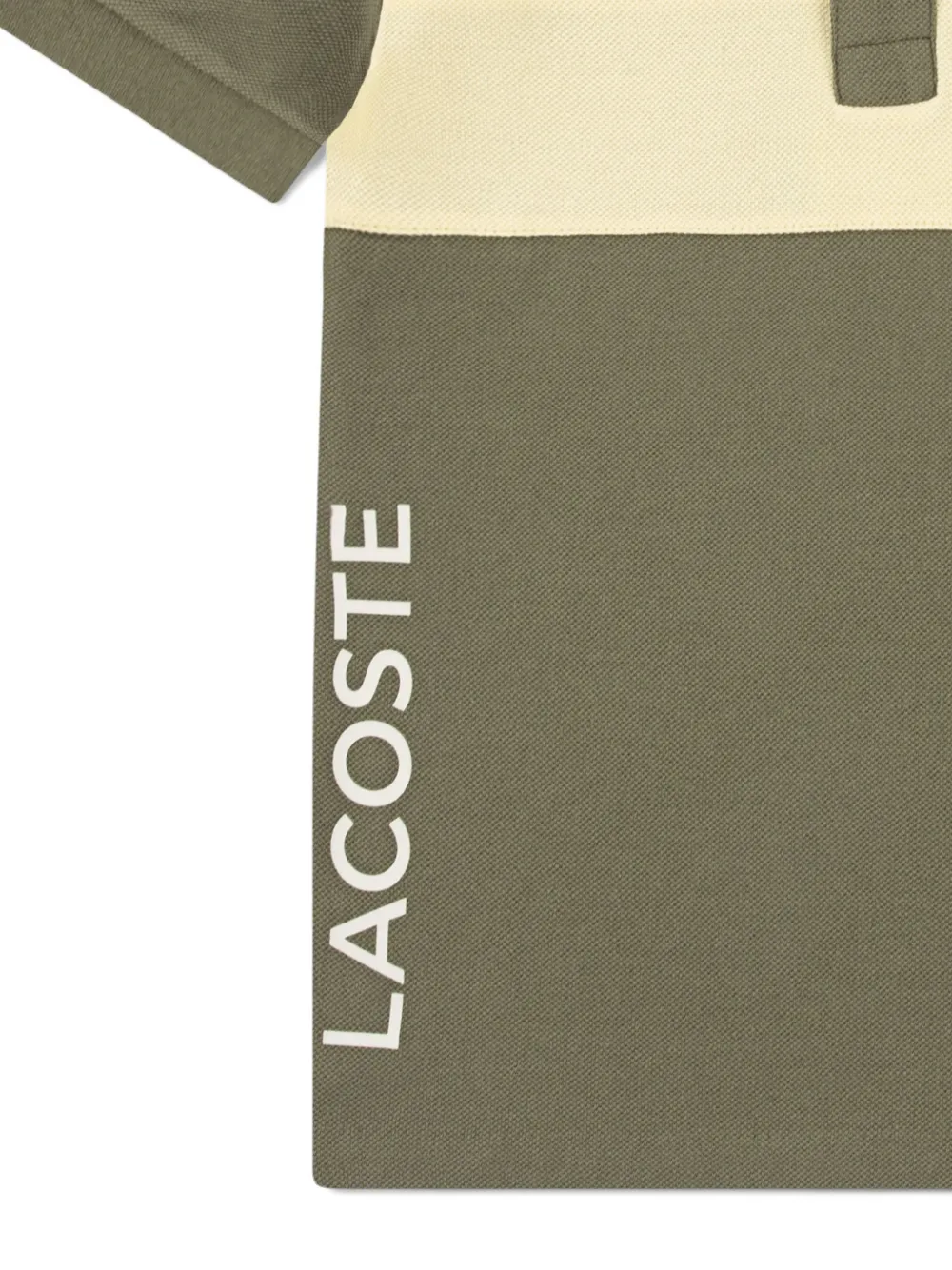  Lacoste Kids Striped Polo Shirt - Green 