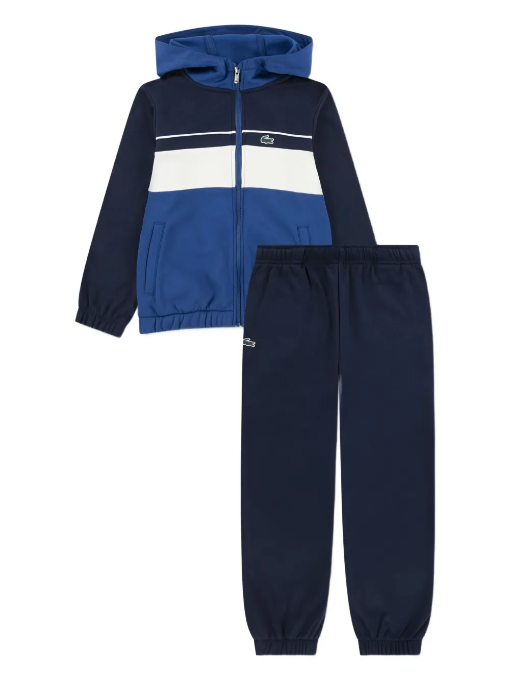 Lacoste Kids traje deportivo con diseño color block | azul | Image 1