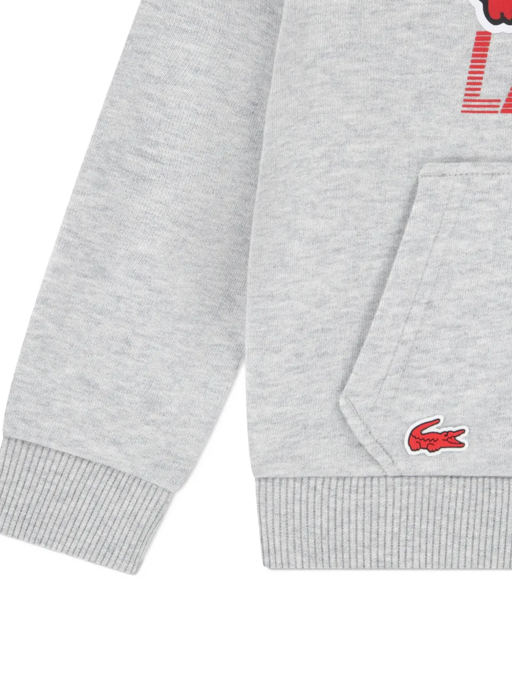 Lacoste Kids Trainingspak met capuchon Grijs