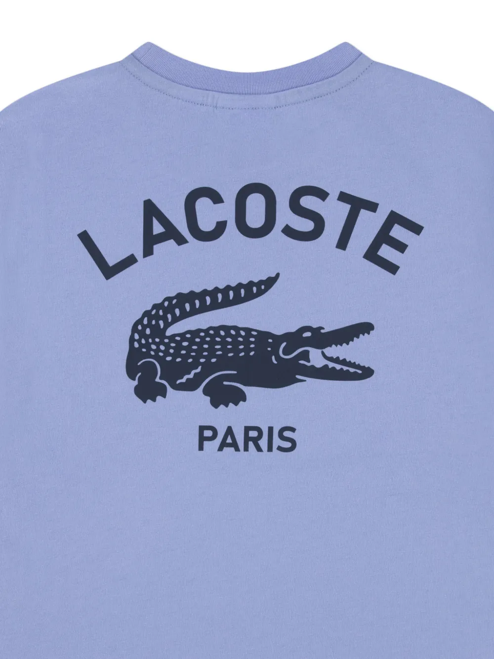 Lacoste Kids T-shirt met logo Paars