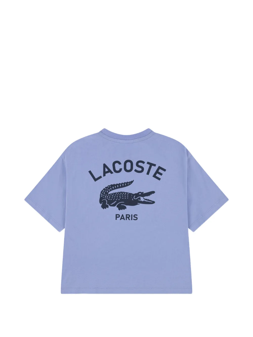 Lacoste Kids T-shirt met logo Paars