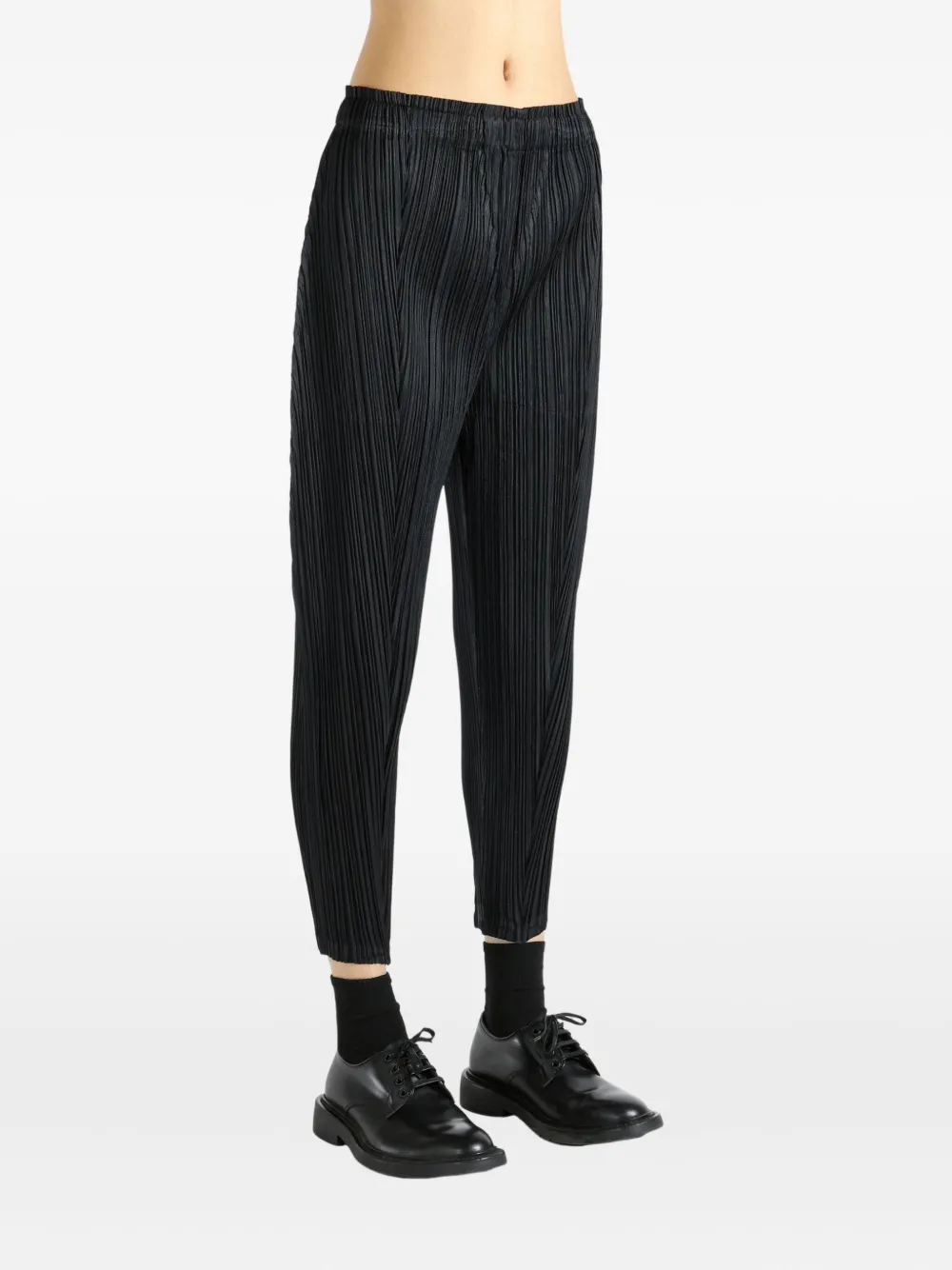 Pleats Please Issey Miyake Pleated PP58JF383 trousers - Zwart