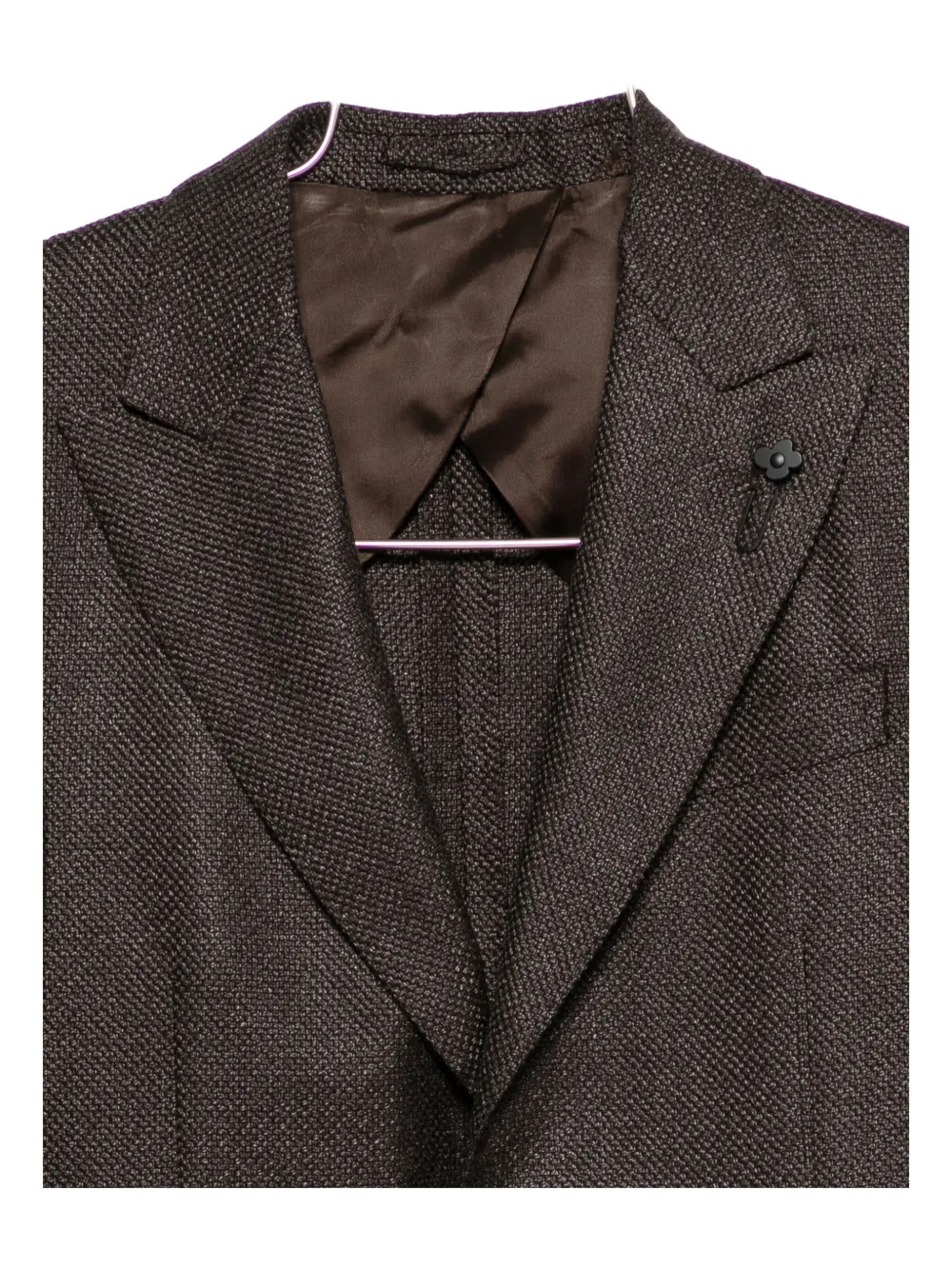 Lardini Wool-blend Single-breasted Blazer In Multi
