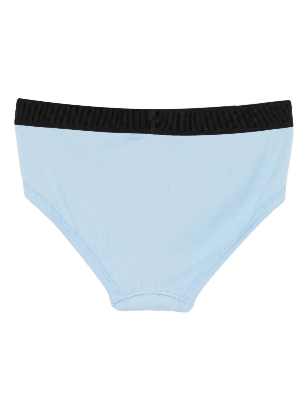 Tom Ford Logo-waistband Briefs In Blue