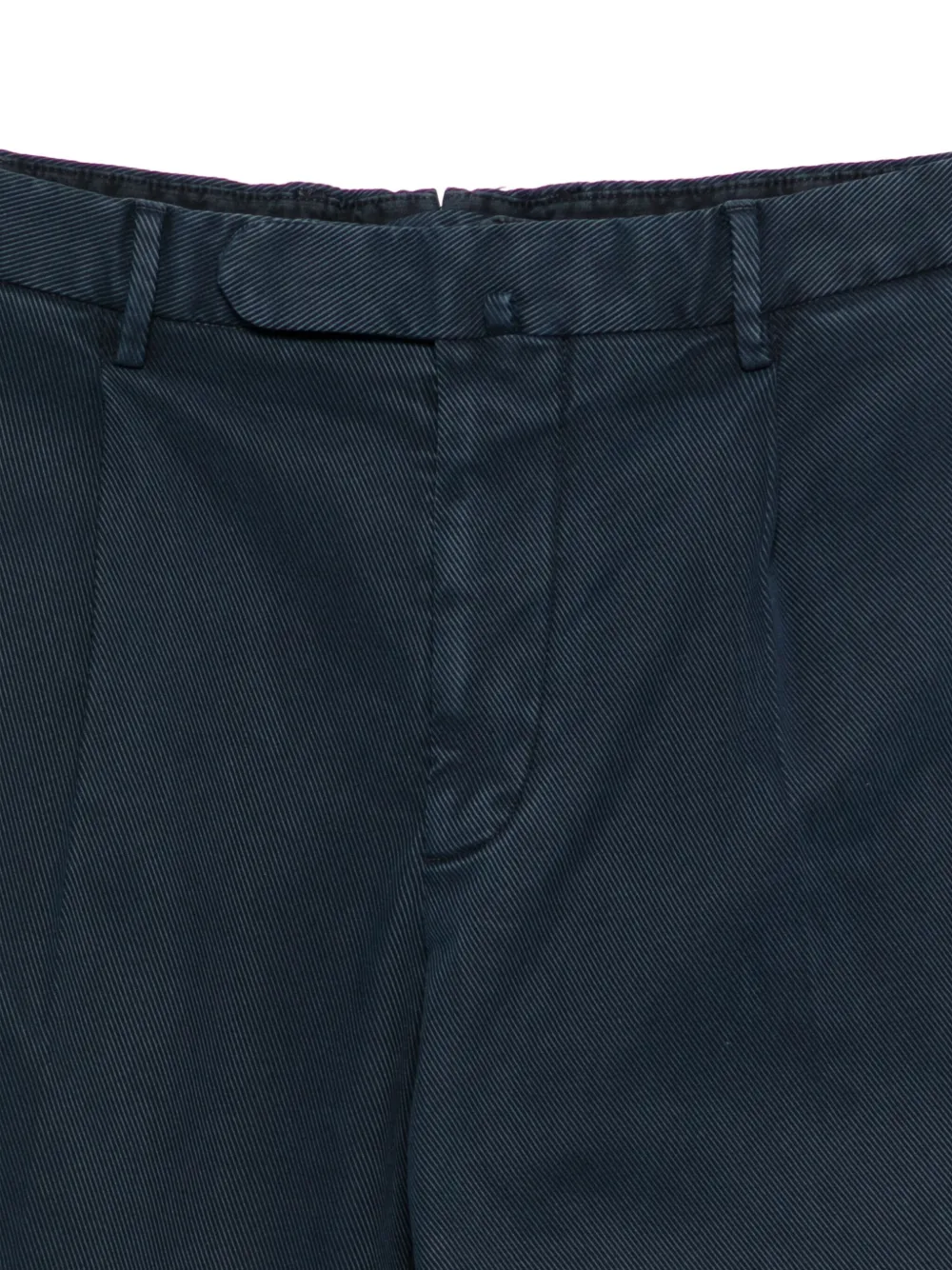 Dell'oglio Chino met geplooid detail Blauw