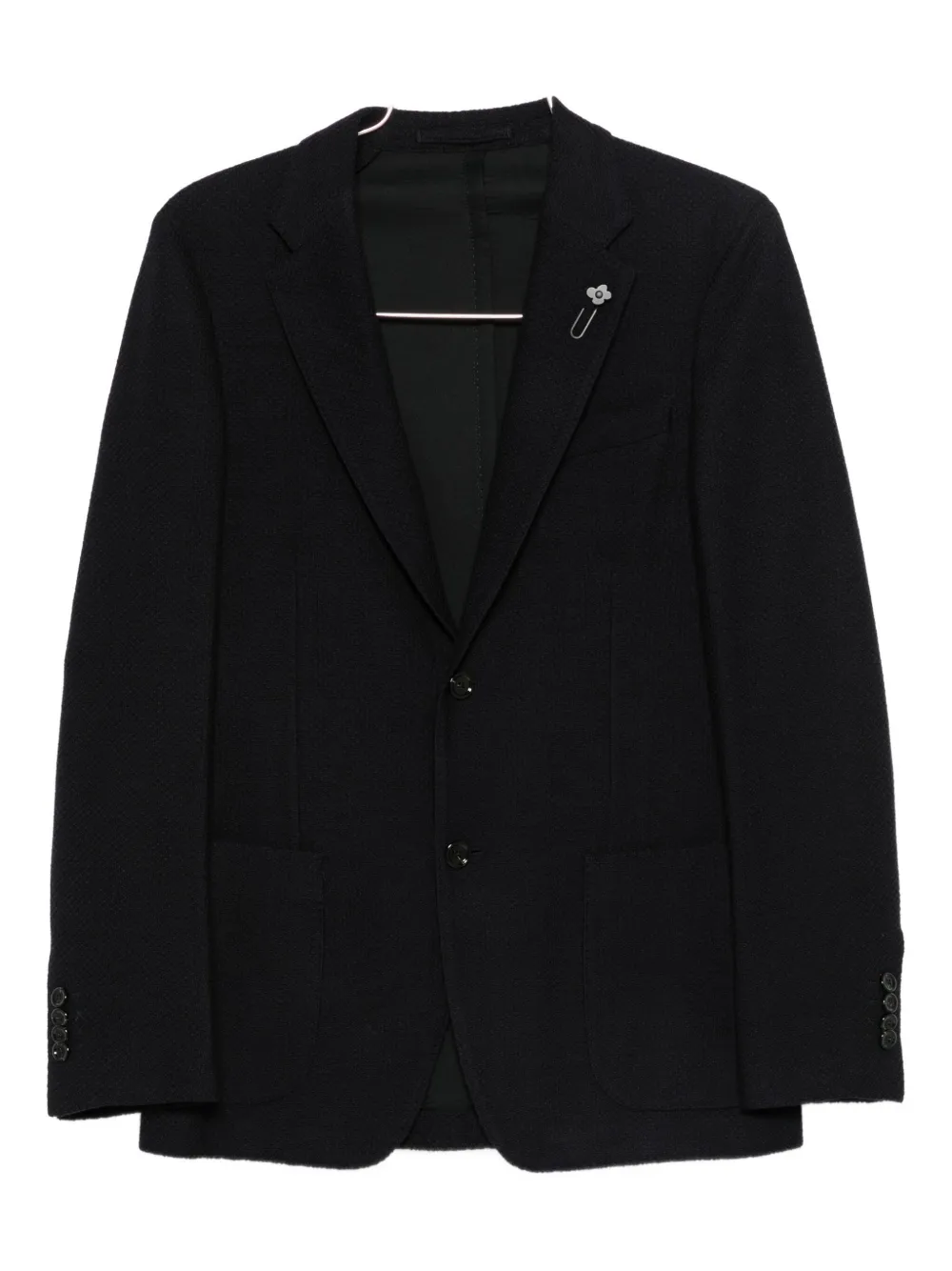 Lardini single-breasted blazer | Black | Image 1