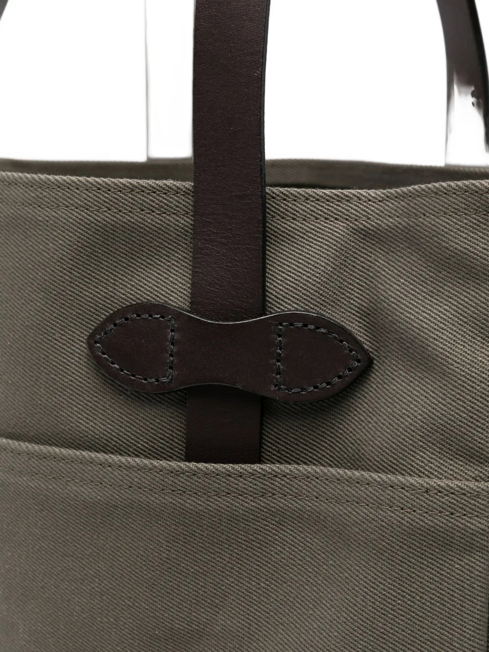 Filson Pocket Handle Tote Bag In Gray