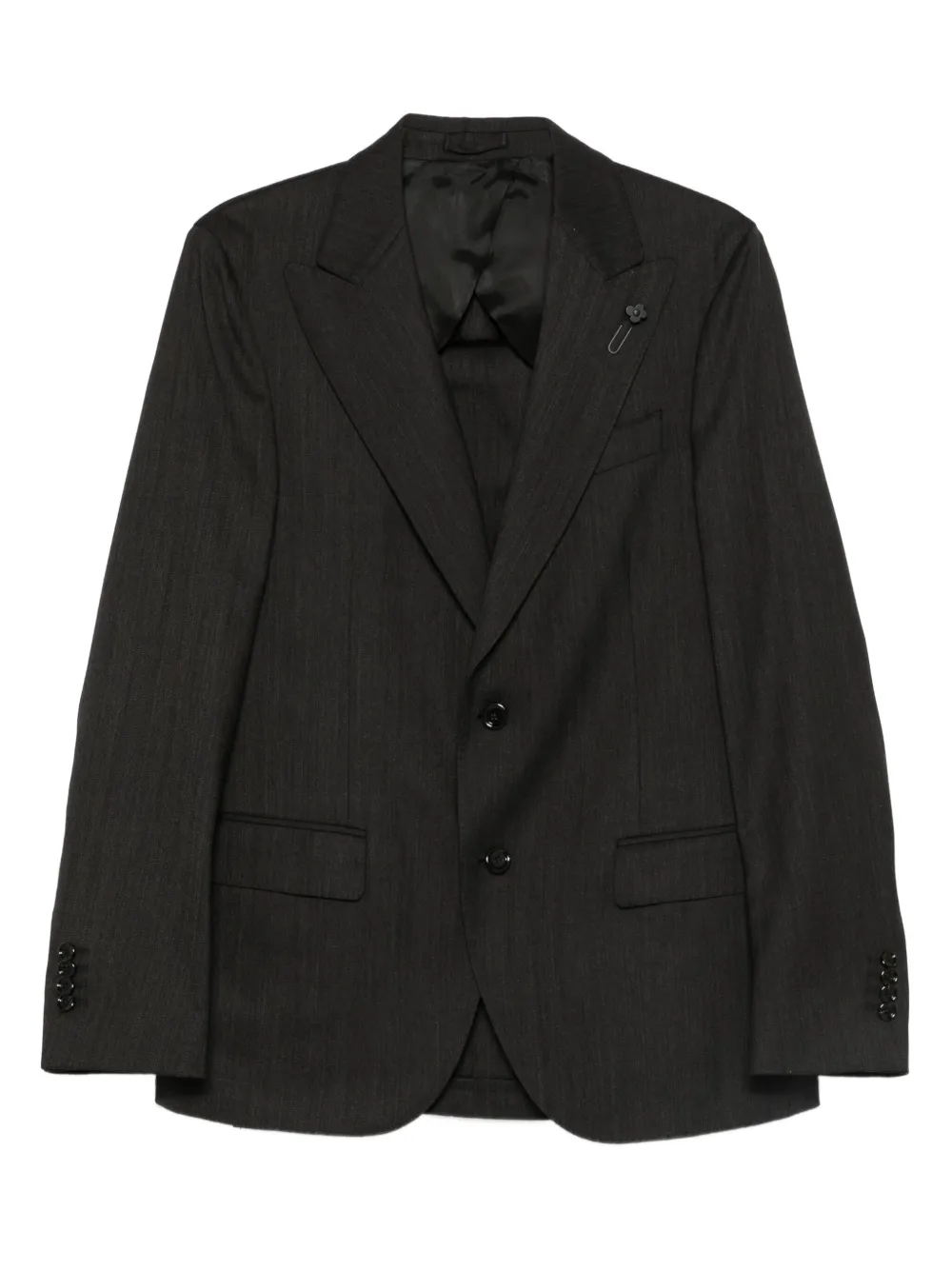 Lardini traje con botones | negro | Image 1