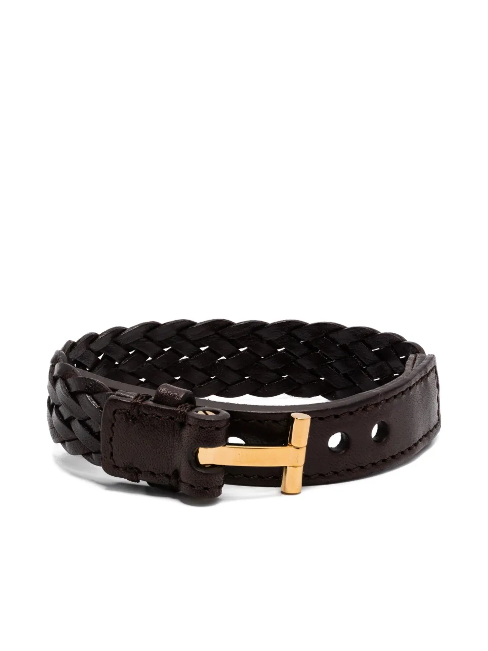 TOM FORD braided leather bracelet | Brown | Image 1