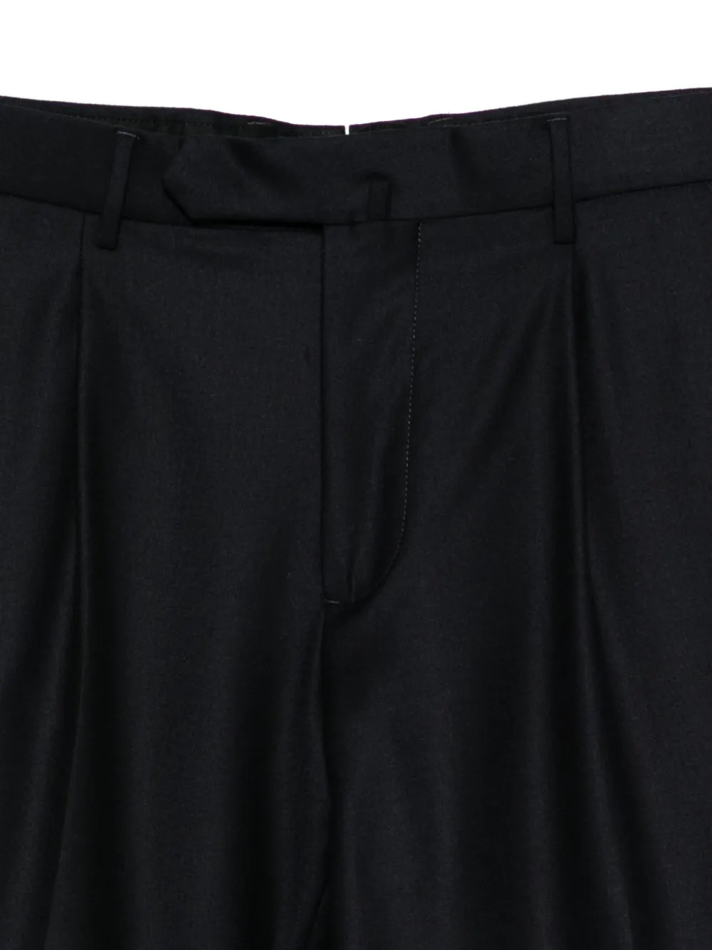 Dell'oglio Pantalon met geplooid detail Zwart