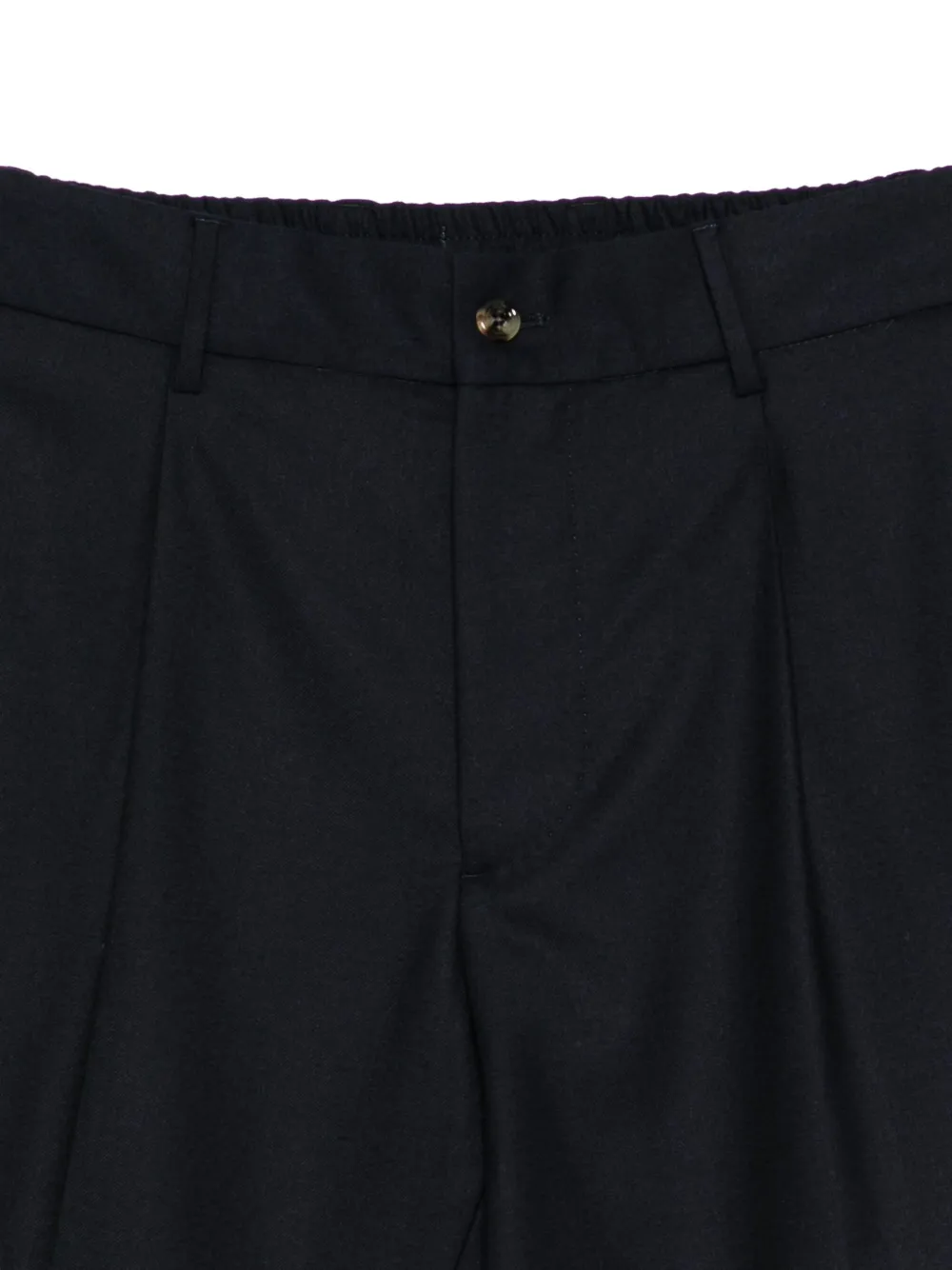 Dell'oglio Pantalon met geplooid detail Zwart