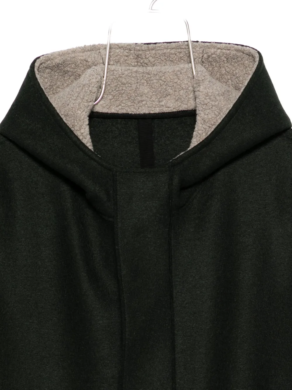 Harris Wharf London Hooded Parka In Green