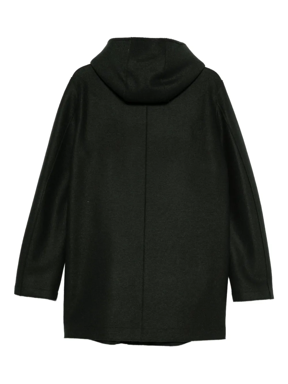 Harris Wharf London Hooded Parka In Green