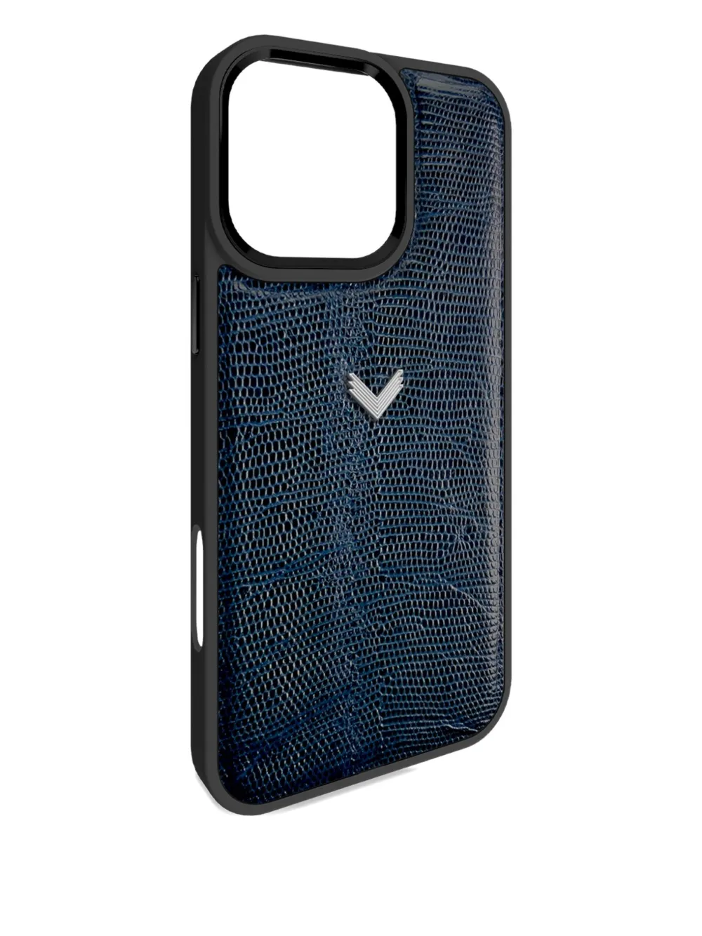 Velante Lizard-texture Iphone 16 Pro Max Phone Case In Blue