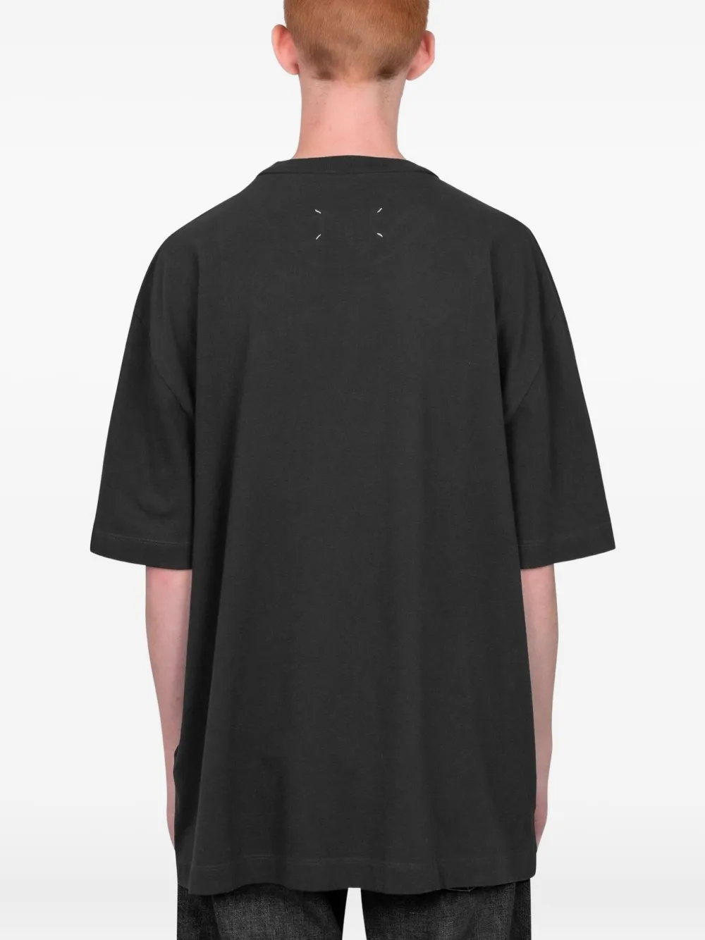 Maison Margiela T-shirt met borduurwerk Zwart