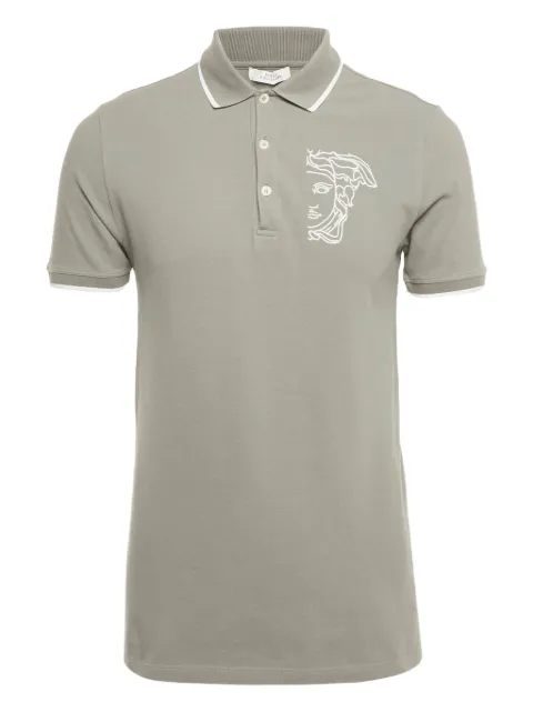 Versace Pre-Owned Poloshirt mit Medusa-Stickerei
