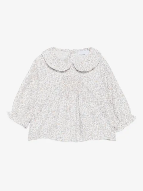 LARANJINHA blouse en coton à fleurs
