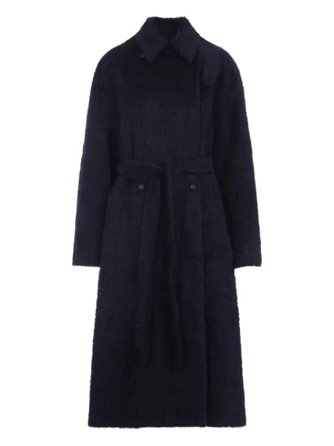 Carven belted brushed coat