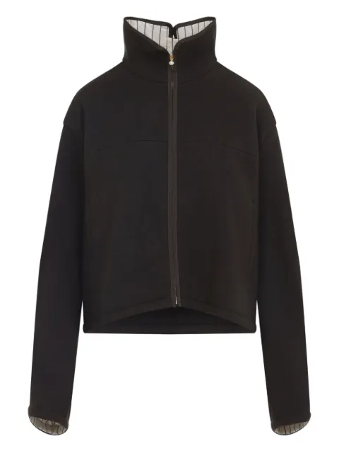 Carven high-neck zip-front jacket