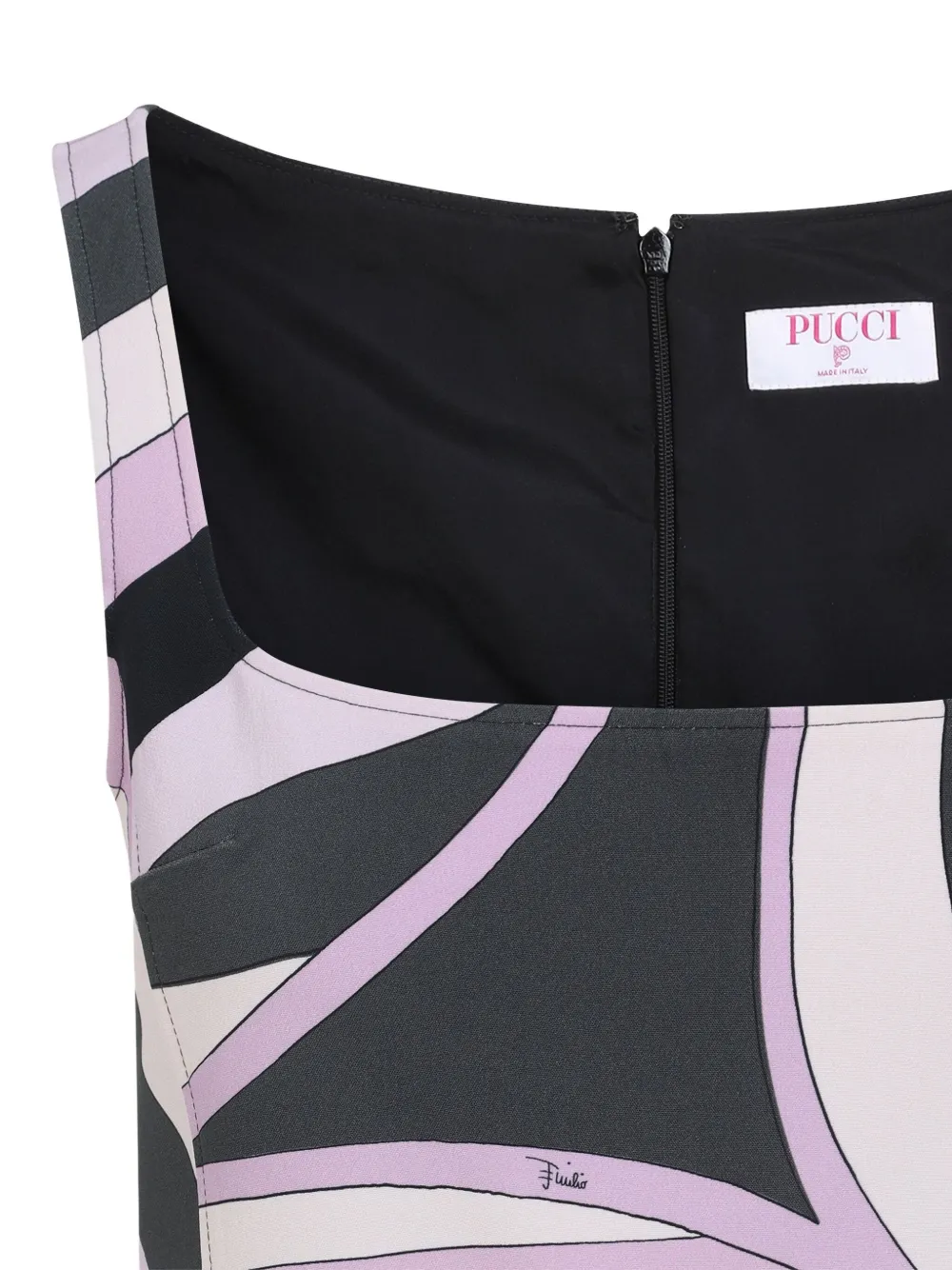 PUCCI Jurk met abstracte print Roze