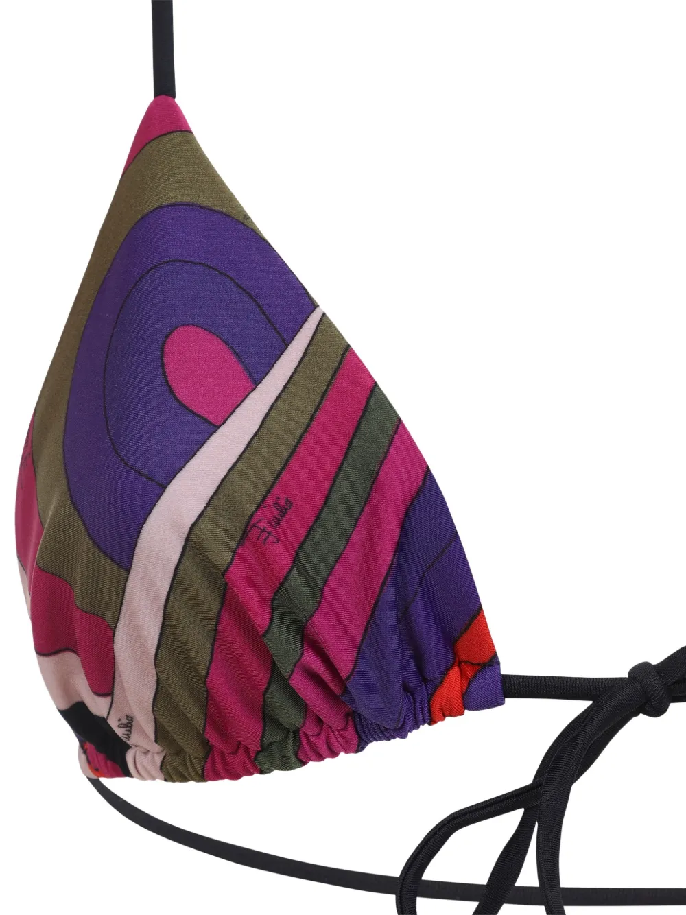 PUCCI Bikinitop met abstracte print Groen