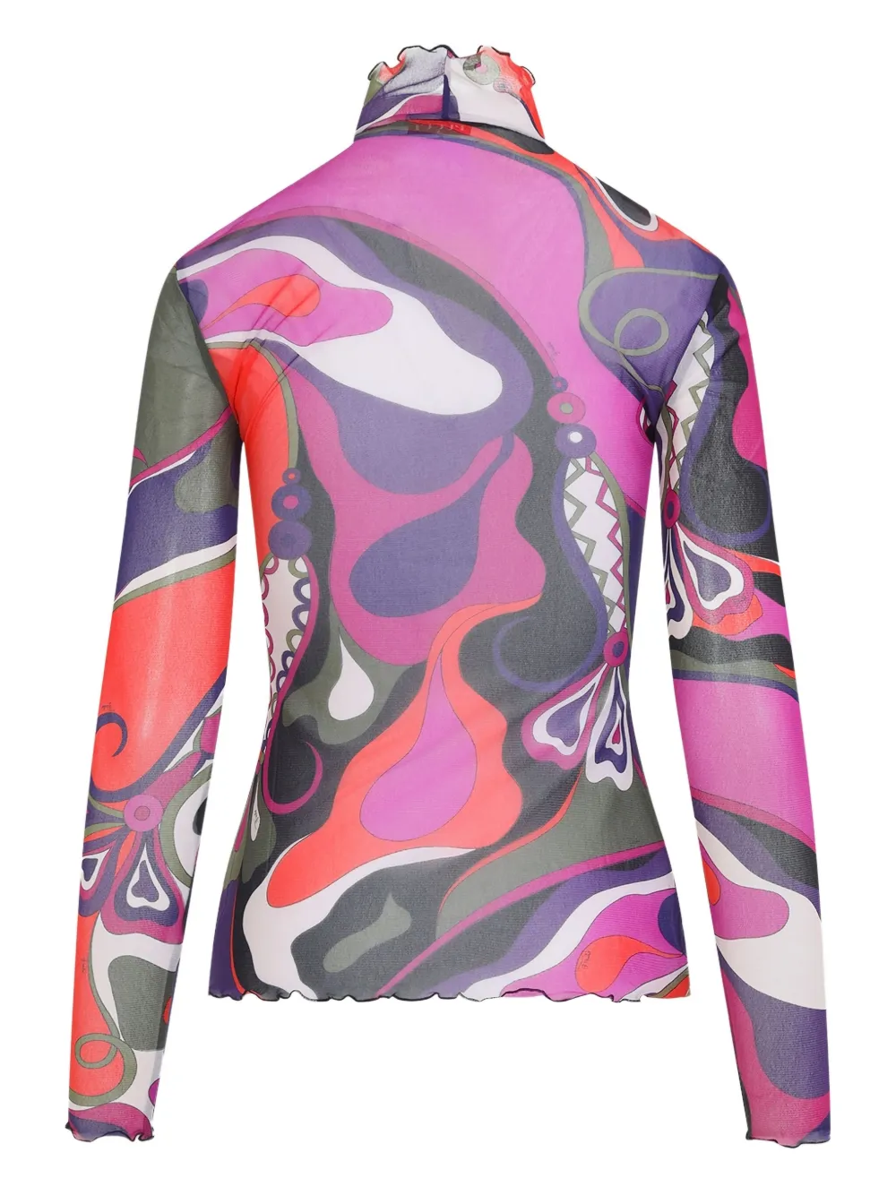 PUCCI Top met abstracte print - Paars