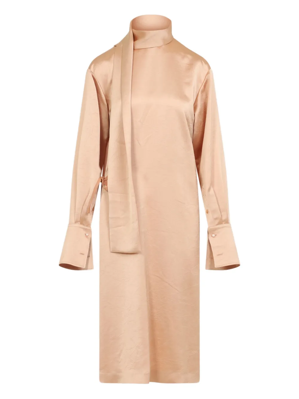 Carven スカーフネック ドレス - ニュートラル Carven スカーフネック ドレス - ニュートラル