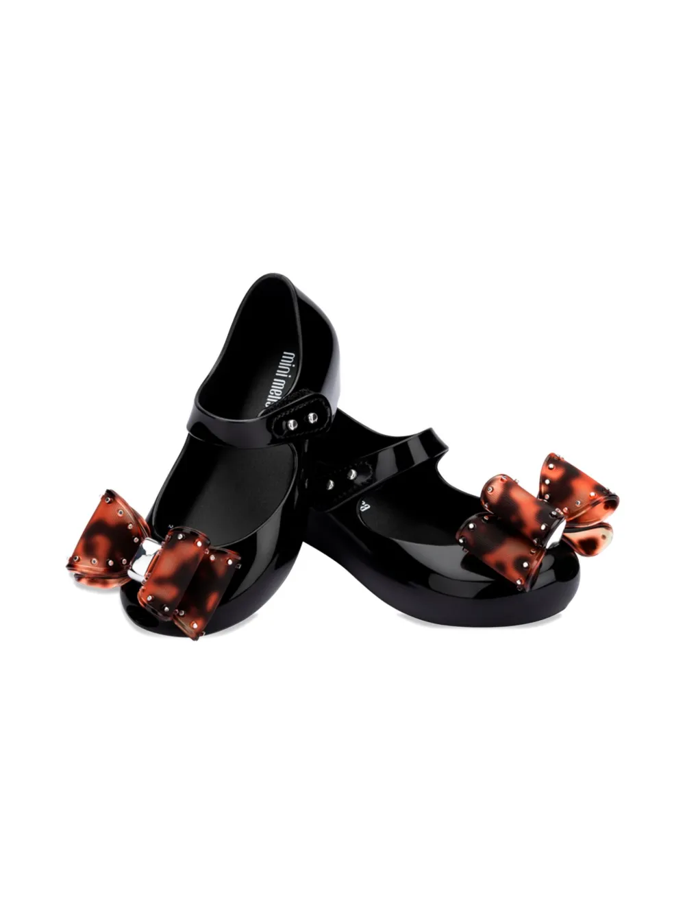 Mini Melissa Ultragirl Classic Bow ballerinas Zwart