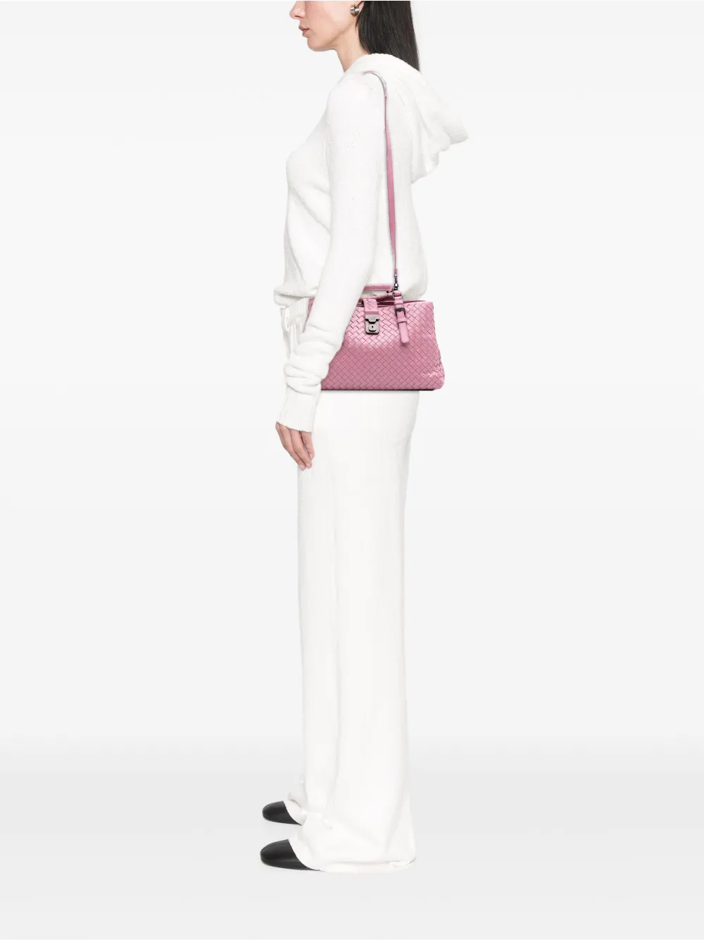 Bottega Veneta Pre-Owned 2012-2025 Small Nappa Intrecciato Roma satchel | Pre-Owned | Image 2