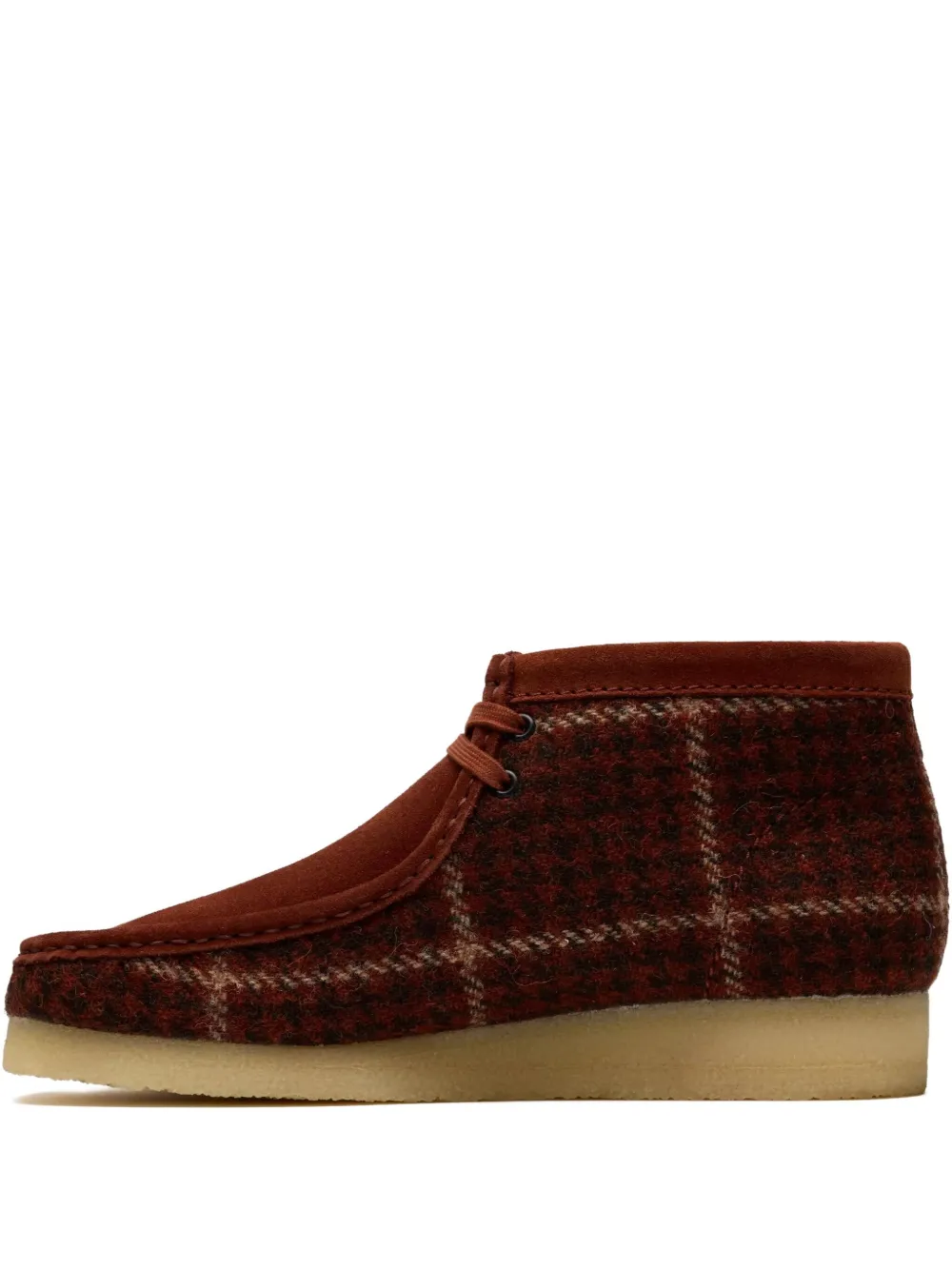Clarks Originals tweed boots Brown
