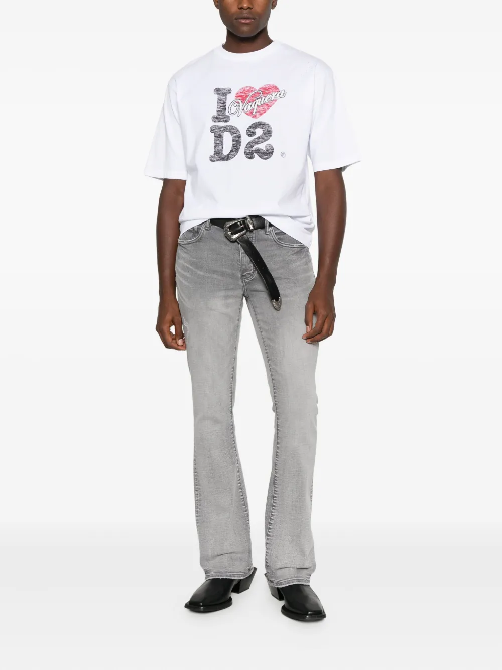 DSQUARED2 T-SHIRT LOOSE FIT - Wit