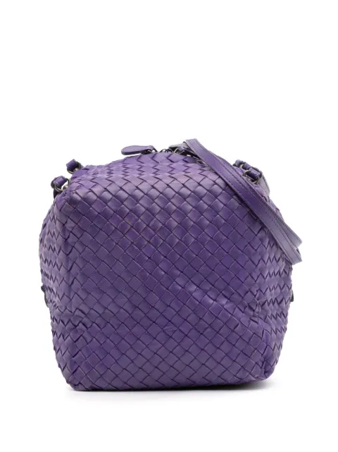 Bottega Veneta Pre-Owned شنطة كروس 'كيوب' جلد لين بتصميم إنترشياتو 2012-2025