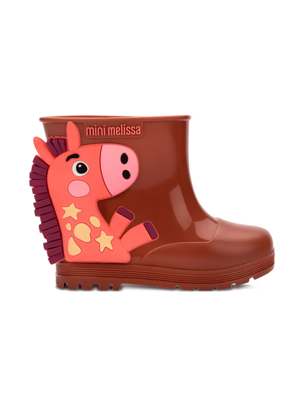 Mini Melissa Wonderland wellies Bruin