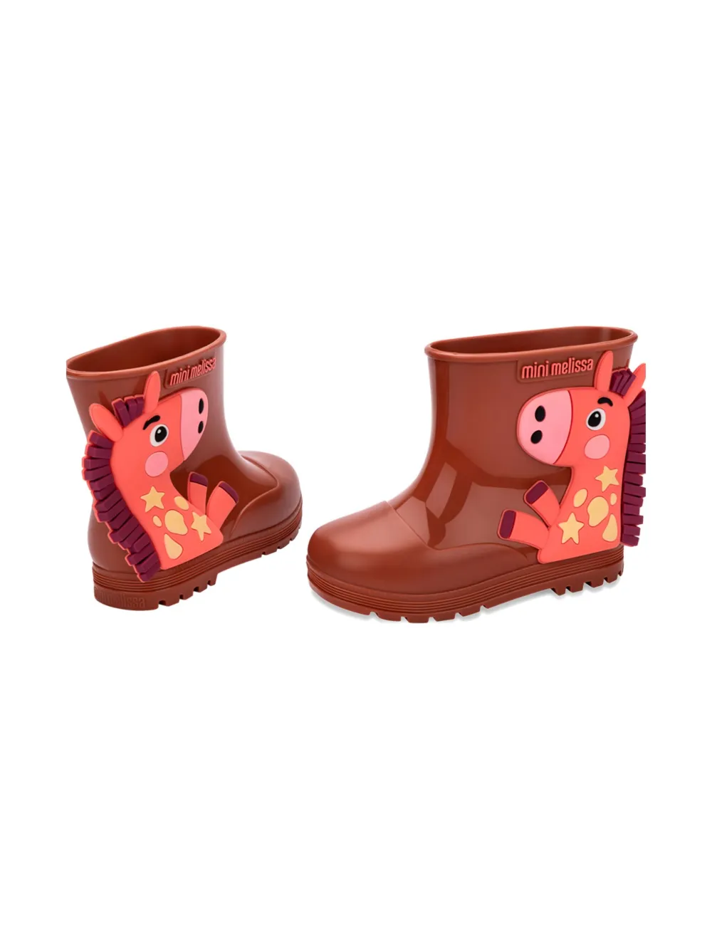 Mini Melissa Wonderland wellies Bruin