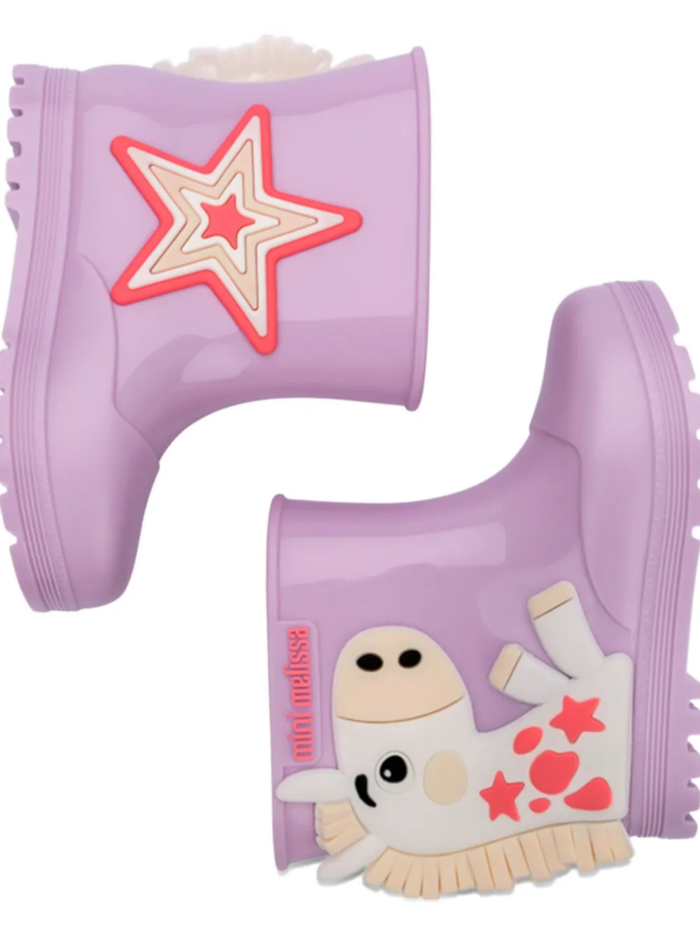 Mini Melissa Wonderland wellies Paars