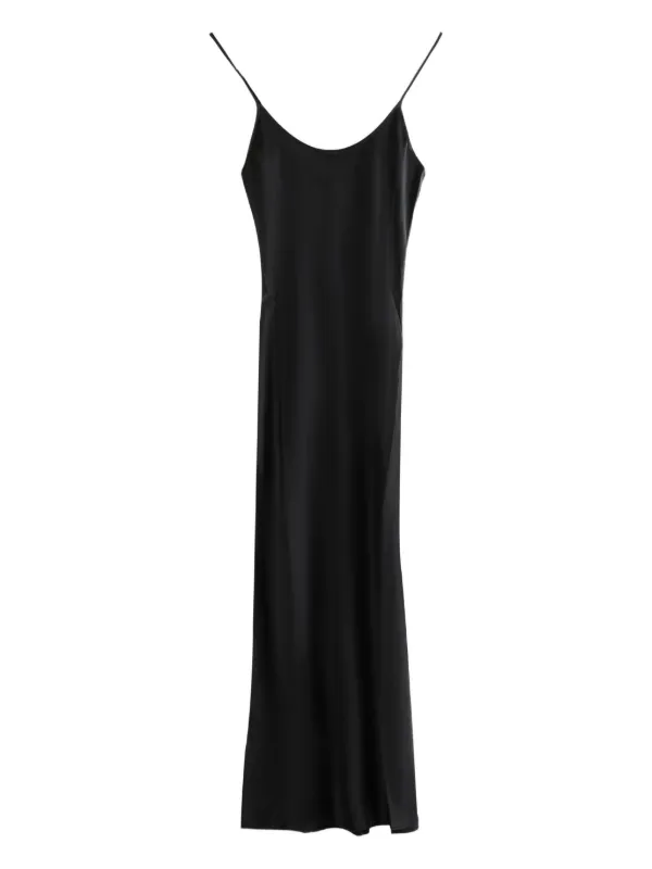 ATELIER New YORK - Women Essential Silk Slip Dress Black / S