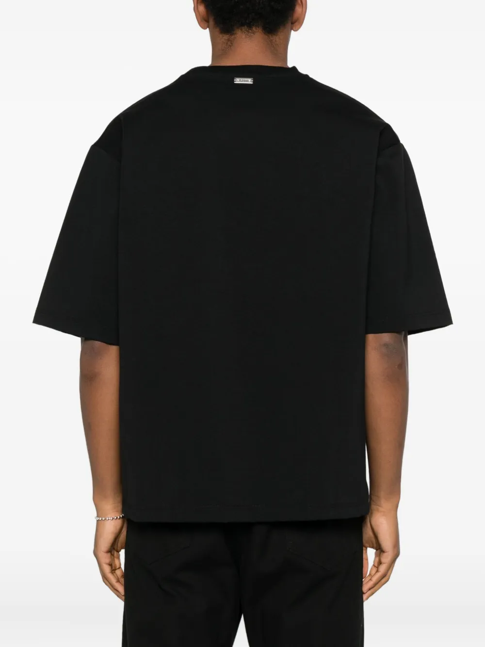 Les Hommes Urban Graphic T-shirt In Black