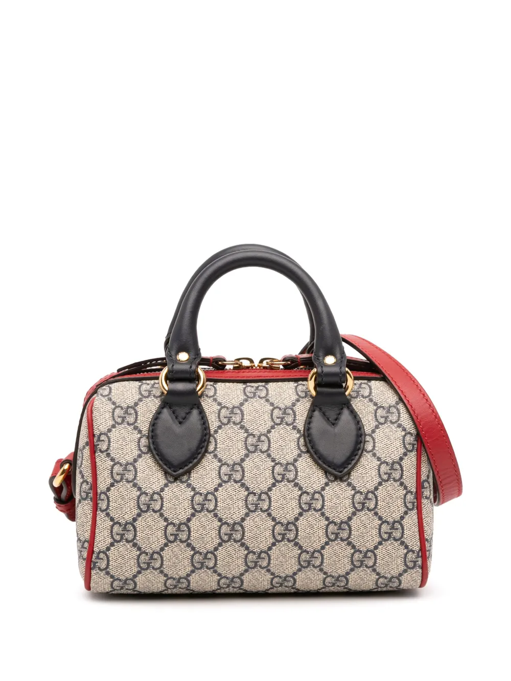 Gucci Pre-Owned شنطة 'GG سوبريم بوسطن باغ' صغيرة بحمالة كتف 2016-2025 | بني | Image 1