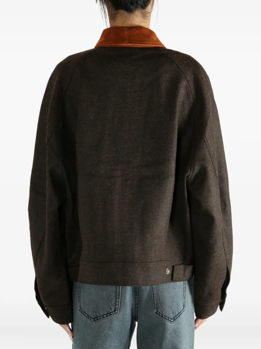 ATELIER NEW YORK Jack met kraag Bruin