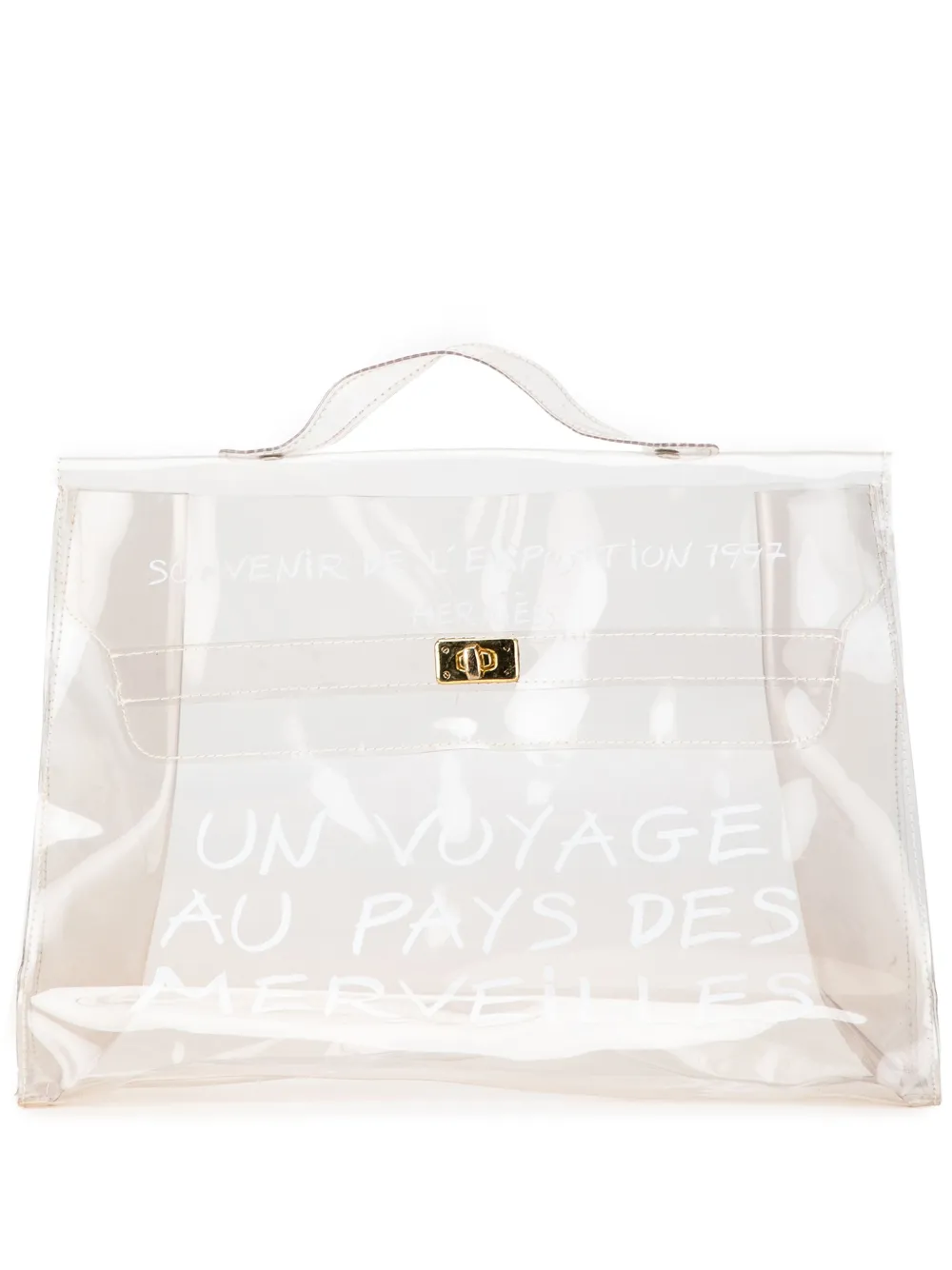 Hermès Pre-Owned sac à main Souvenir de l' Exposition Kelly en vinyle (1997) | blanc | Image 1