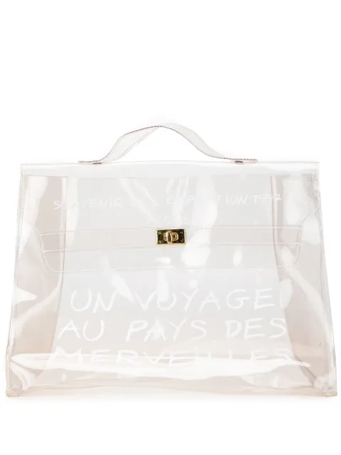 Hermès Pre-Owned شنطة يد 'فينيل سوفونير دو ليكسبوزيسيون كيلي' 1997