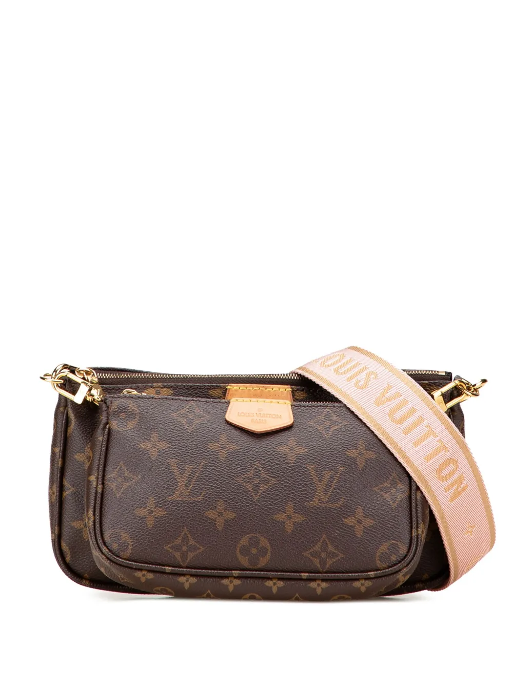 Louis Vuitton Pre-Owned 2021-2025 Monogram Multi Pochette Accessoires satchel | Brown | Image 1