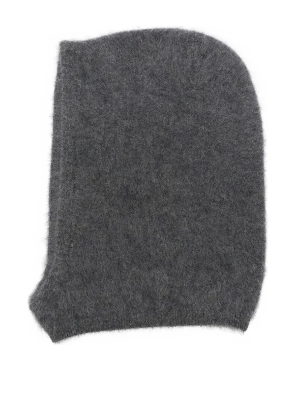 Lisa Yang Brushed-effect Cashmere Balaclava in Grey