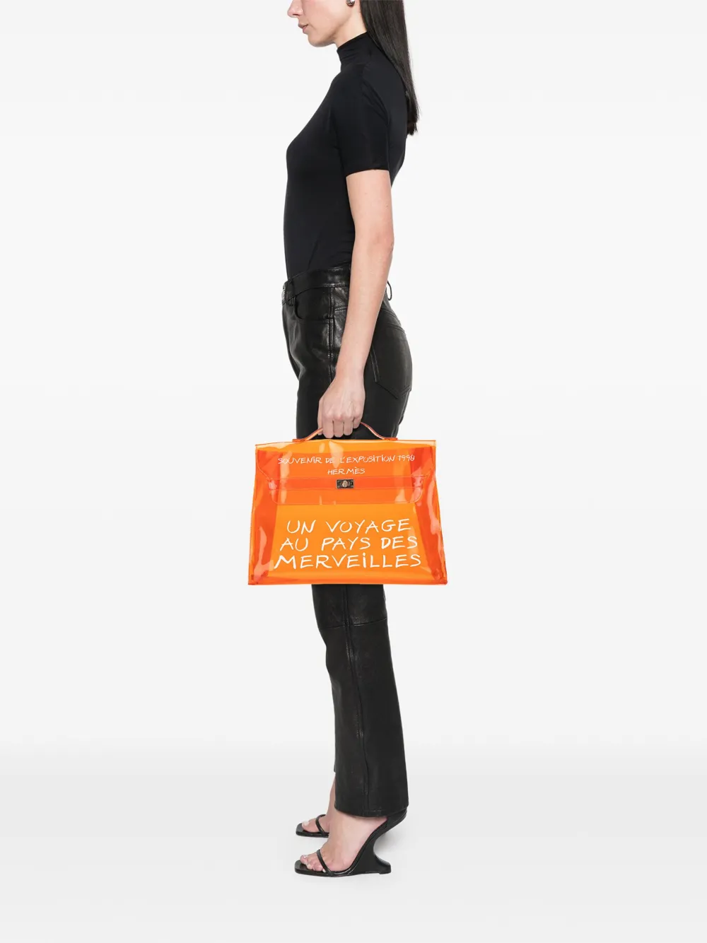 Hermès Pre-Owned شنطة يد 'فينيل سوفونير دو ليكسبوزيسيون كيلي' 1998 | كلاسيكيات | Image 2