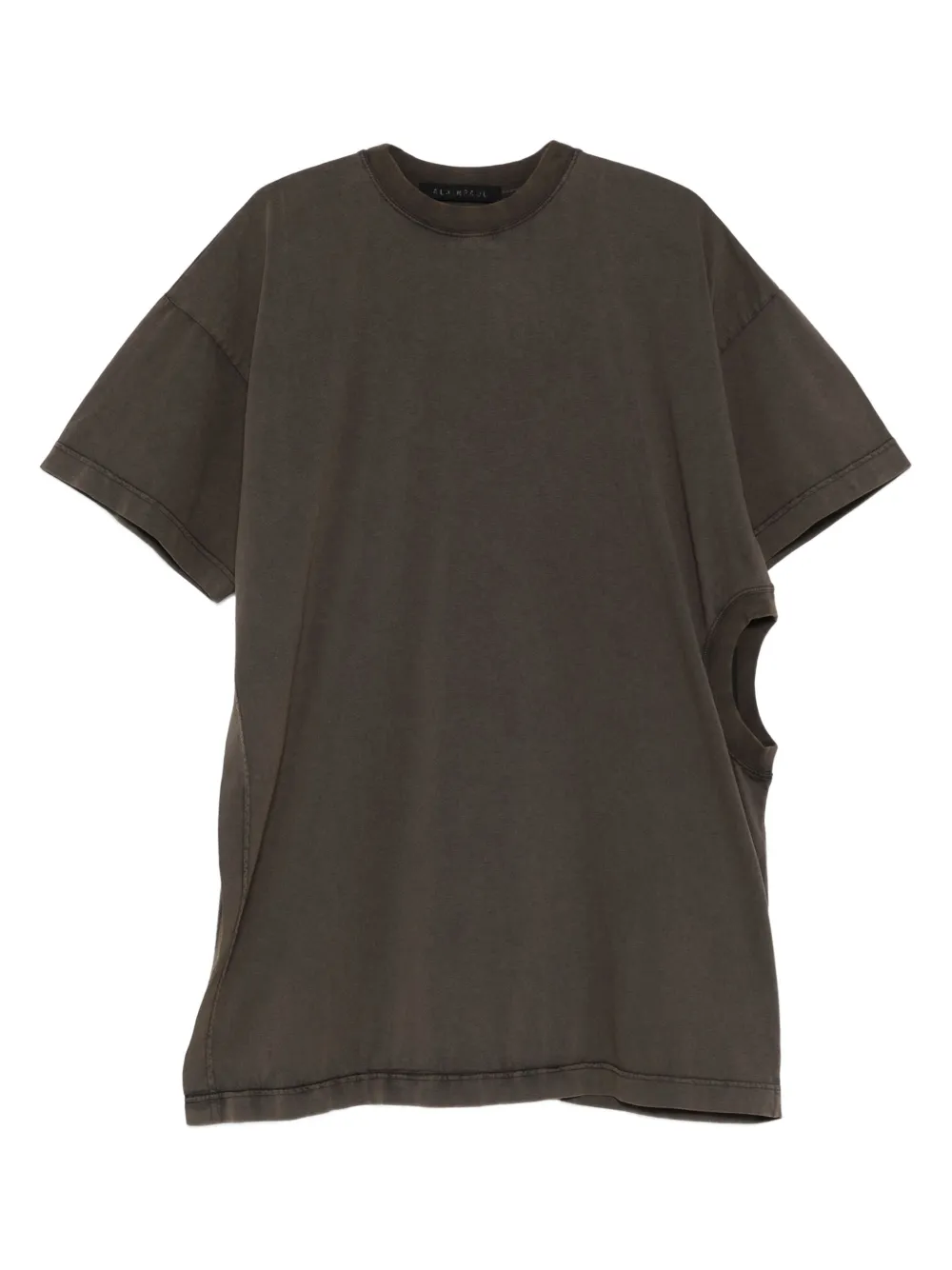 ALAINPAUL playera drapeada | marrón | Image 1