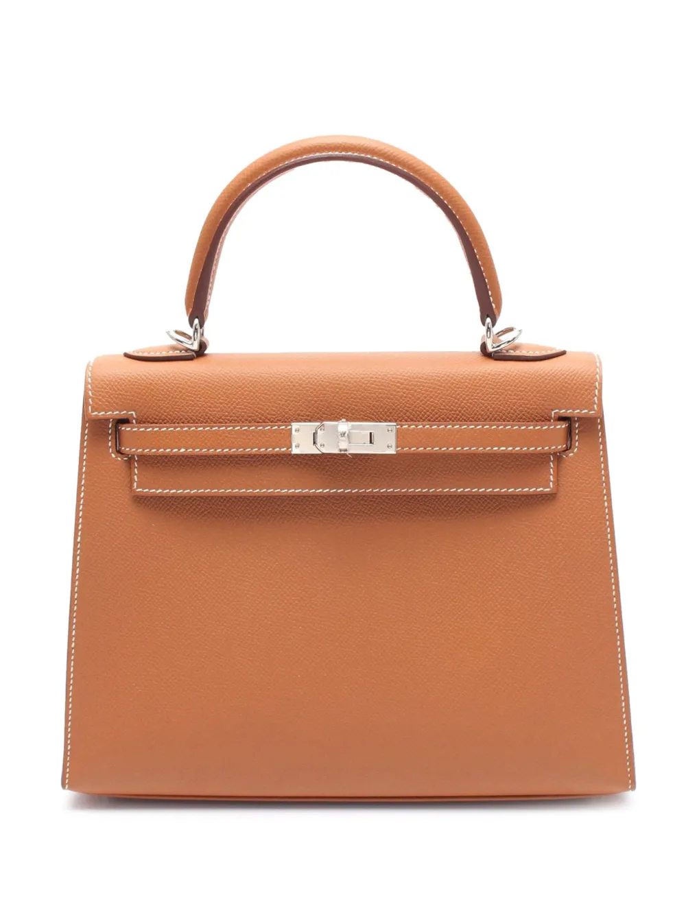 Hermès Pre-Owned 2019 Epsom Kelly II Sellier 25 satchel | Brown | Image 1