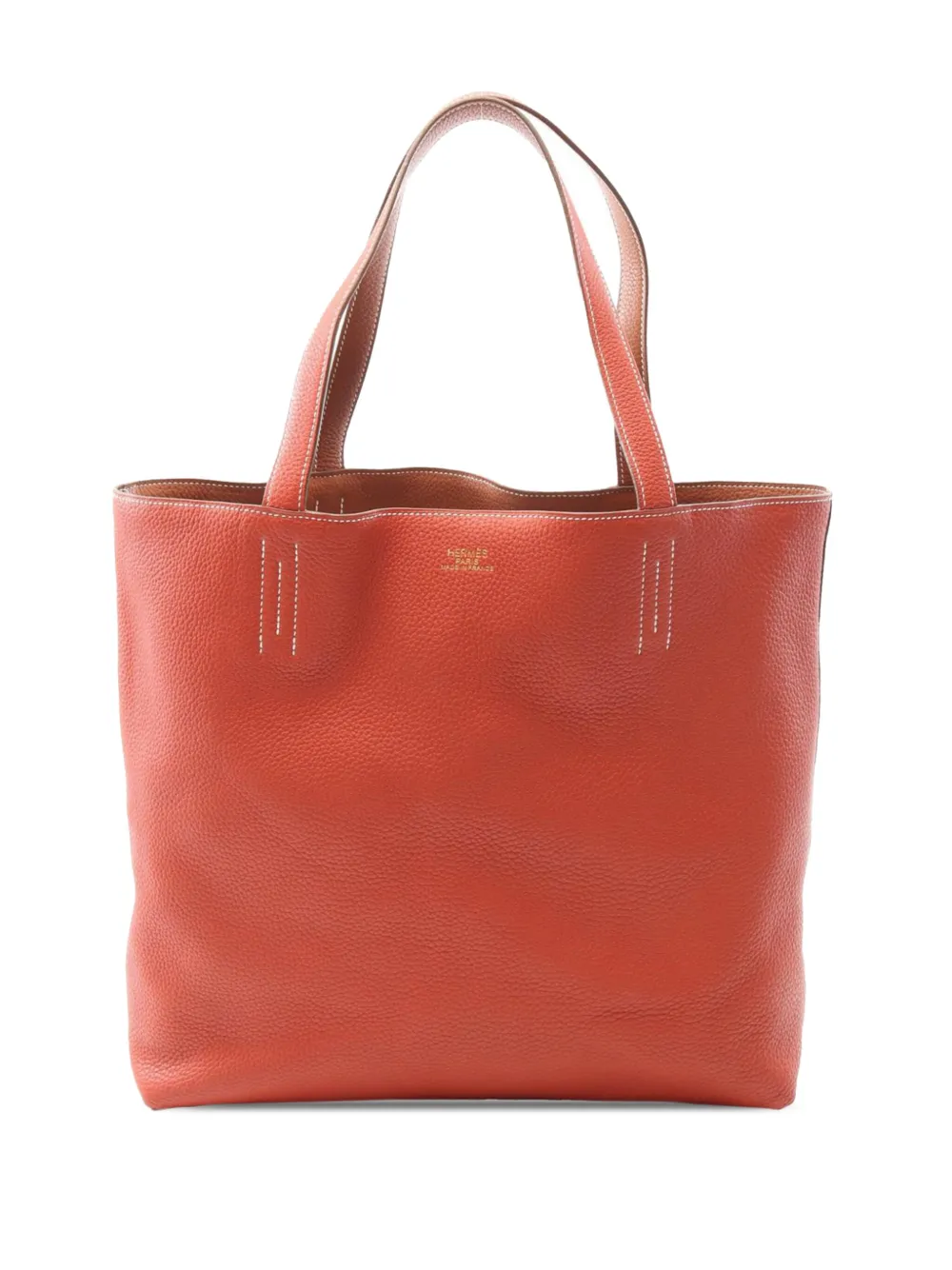Hermès Pre-Owned 2013 クレマンス ドゥブルセンス 36 ハンドバッグ - オレンジ Hermès Pre-Owned 2013 クレマンス ドゥブルセンス 36 ハンドバッグ - オレンジ