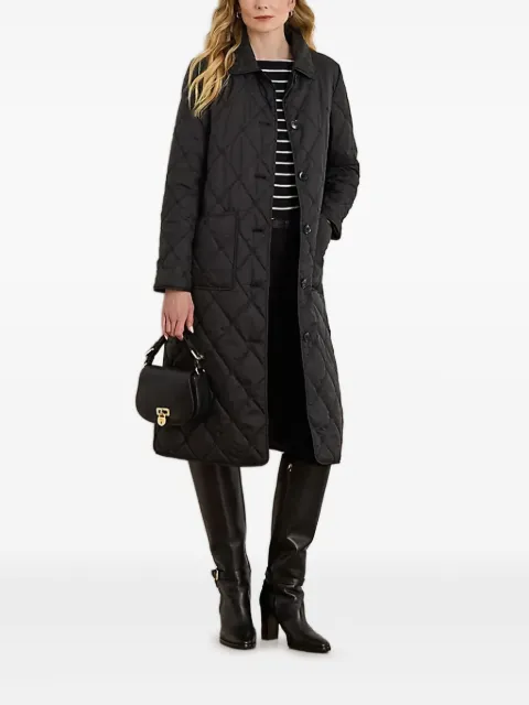 Lauren Ralph Lauren معطف مبطن بأزرار أمامية