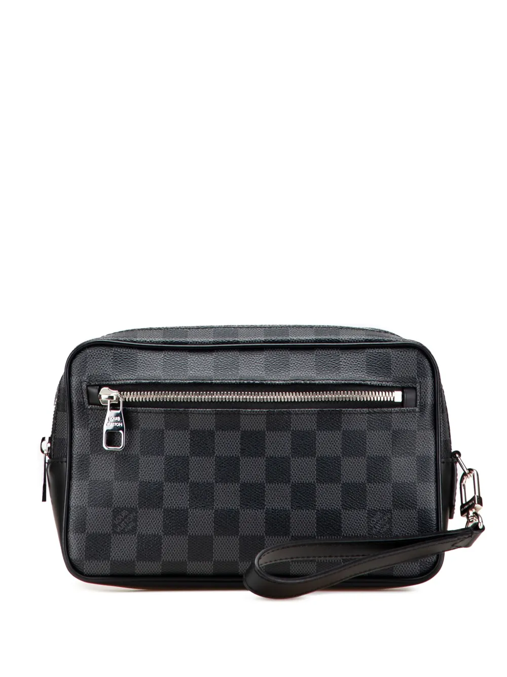 Louis Vuitton Pre-Owned 2016 ダミエ グラフィット カサイ クラッチバッグ - ブラック Louis Vuitton Pre-Owned 2016 ダミエ グラフィット カサイ クラッチバッグ - ブラック